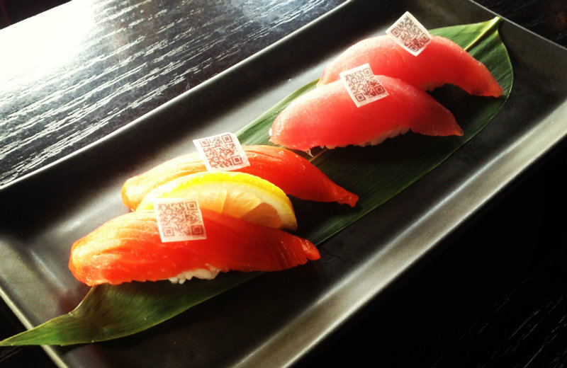 Sushi QR codes