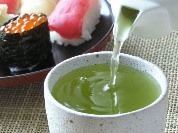 Thé vert sushi